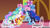 Size: 1280x720 | Tagged: safe, artist:godoffury, derpibooru import, edit, edited screencap, screencap, princess celestia, princess luna, sunset shimmer, trixie, alicorn, pony, unicorn, slice of life (episode), butt, female, mare, plot, present