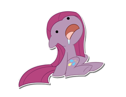 Size: 1044x812 | Tagged: safe, artist:ufocookiez, pinkie pie, earth pony, pony, pinkamena diane pie, simple background, solo, transparent background