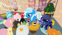 Size: 1920x1080 | Tagged: safe, derpibooru import, screencap, trixie, oc, oc:sethisto, pony, unicorn, 3d, clothes, female, legends of equestria, mare, socks, striped socks