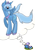 Size: 1191x1684 | Tagged: safe, artist:cutepencilcase, derpibooru import, trixie, alicorn, pony, alicornified, dream, race swap, sleeping, solo, trixiecorn