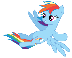 Size: 2265x1846 | Tagged: safe, artist:sacronius, rainbow dash, pegasus, pony, female, simple background, solo, transparent background, vector