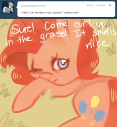 Size: 646x700 | Tagged: dead source, safe, artist:dhui, pinkie pie, earth pony, pony, ask tired pie, tumblr