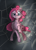 Size: 750x1050 | Tagged: safe, artist:alipes, pinkie pie, earth pony, pony, duality, female, mare, pink coat, pink mane, pinkamena diane pie