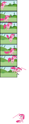 Size: 2346x10000 | Tagged: safe, artist:gecko-7, pinkie pie, earth pony, pony, breaking the fourth wall, comic, fourth wall