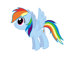 Size: 4000x3247 | Tagged: safe, artist:saturtron, rainbow dash, pegasus, pony, simple background, transparent background, vector