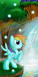 Size: 2000x4000 | Tagged: safe, artist:strangemoose, rainbow dash, pegasus, pony, solo