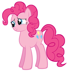 Size: 3500x3572 | Tagged: safe, artist:stabzor, pinkie pie, earth pony, pony, high res, simple background, transparent background, vector