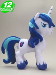 Size: 410x547 | Tagged: safe, artist:onlyfactory, shining armor, pony, unicorn, bootleg, irl, photo, plushie