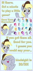 Size: 1504x3187 | Tagged: safe, artist:phucknuckl, derpibooru import, applejack, berry punch, berryshine, blossomforth, bon bon, cheerilee, coco pommel, derpy hooves, dj pon-3, fluttershy, lyra heartstrings, minuette, octavia melody, pinkie pie, rainbow dash, rarity, spitfire, starlight glimmer, sweetie drops, trixie, twilight sparkle, vinyl scratch, windy whistles, zecora, earth pony, pegasus, pony, unicorn, clothes, comic, gift art, hat, hindsight, plot, uniform, vector