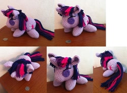 Size: 800x590 | Tagged: safe, artist:theunknownsoul, derpibooru import, twilight sparkle, pony, amigurumi, crochet, irl, photo, plushie, solo