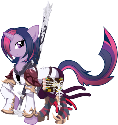 Size: 4044x4310 | Tagged: safe, artist:halotheme, derpibooru import, twilight sparkle, absurd resolution, crossover, final fantasy