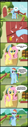 Size: 1024x4566 | Tagged: safe, artist:wildtiel, fluttershy, rainbow dash, pegasus, pony, comic, female, mare, wings