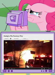 Size: 563x771 | Tagged: safe, pinkie pie, pony, exploitable meme, hubig's pies, meme, tv meme