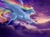 Size: 2551x1899 | Tagged: safe, artist:sparkly-monster, rainbow dash, pegasus, pony, cloud, cloudy, flying, realistic, solo, trail