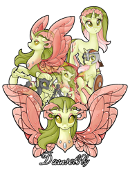 Size: 774x1032 | Tagged: safe, artist:ulfruna, oc, oc only, oc:damselfly, changedling, changeling, pony, unicorn, changedling oc, changeling oc, disguise, disguised changeling, female, green changeling, helmet, mare, shield, simple background, transformation, transparent background