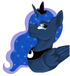 Size: 4854x5244 | Tagged: safe, artist:lesiwtroublemaker, princess luna, alicorn, pony, absurd resolution, simple background, solo, transparent background