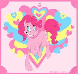 Size: 943x900 | Tagged: safe, artist:abeeba, pinkie pie, earth pony, pony, solo