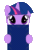 Size: 814x1038 | Tagged: safe, artist:amana07, derpibooru import, twilight sparkle, animated, book, cute, filly, palindrome get, read