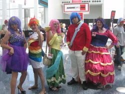 Size: 3264x2448 | Tagged: safe, fluttershy, rainbow dash, rarity, shining armor, human, cosplay, irl, irl human, photo