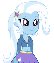 Size: 1042x1229 | Tagged: safe, derpibooru import, edit, trixie, equestria girls, belly button, midriff, solo