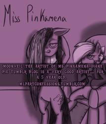 Size: 500x585 | Tagged: safe, pinkie pie, earth pony, pony, female, mare, pinkamena diane pie, pony confession