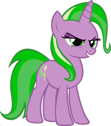 Size: 1920x2187 | Tagged: safe, derpibooru import, edit, spike, trixie, pony, unicorn, female, fusion, mare, narrowed eyes, palette swap, ponyar fusion, recolor, simple background, solo, transparent background, vector, vector edit