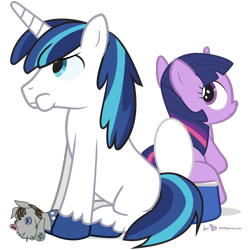 Size: 800x800 | Tagged: safe, artist:dm29, shining armor, smarty pants, twilight sparkle, pony, unicorn, baby, duo, female, filly, filly twilight sparkle, frown, implied pissing, looking back, male, potty, potty time, potty training, puffy cheeks, simple background, sitting, training potty, transparent background, younger