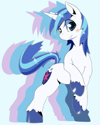 Size: 777x975 | Tagged: safe, artist:oze, shining armor, pony, unicorn, blushing, male, raised leg, raised tail, smiling, solo, stallion