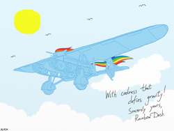 Size: 1600x1200 | Tagged: safe, artist:alvchfokarev, rainbow dash, pegasus, pony, glider, pony tank, tank (vehicle)