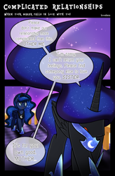 Size: 1500x2287 | Tagged: safe, artist:vavacung, nightmare moon, princess luna, alicorn, pony, comic:to love alicorn, comic, self ponidox