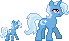 Size: 138x82 | Tagged: safe, artist:mega-poneo, derpibooru import, trixie, pony, pixel art, simple background, solo, sprite, transparent background