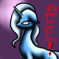 Size: 1024x1024 | Tagged: safe, artist:nieengel, derpibooru import, trixie, pony, unicorn, female, mare, solo