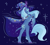 Size: 3000x2700 | Tagged: safe, artist:coolgote, derpibooru import, trixie, classical unicorn, pony, unicorn, abstract background, cape, clothes, cloven hooves, female, grin, hat, leonine tail, mare, rearing, smiling, solo, unshorn fetlocks