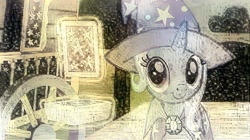 Size: 682x383 | Tagged: safe, derpibooru import, edit, trixie, pony, uncommon bond, dreamscope edit