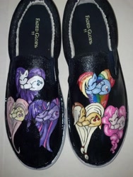 Size: 2448x3264 | Tagged: safe, artist:acryilicolt, derpibooru import, applejack, fluttershy, pinkie pie, rainbow dash, rarity, twilight sparkle, custom, irl, mane six, photo, shoes