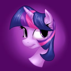 Size: 1000x1000 | Tagged: safe, artist:my-magic-dream, derpibooru import, twilight sparkle, smiling, solo