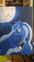 Size: 711x1266 | Tagged: source needed, safe, artist:novich, princess luna, alicorn, pony, canvas, solo