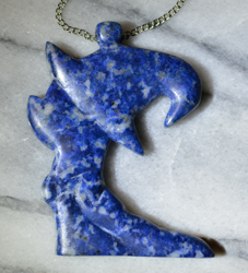 Size: 2617x2888 | Tagged: safe, artist:archiveit1, derpibooru import, trixie, pony, unicorn, carving, craft, female, irl, lapis lazuli, mare, pendant, photo