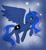 Size: 500x540 | Tagged: safe, artist:raininess, princess luna, alicorn, pony, smiling, solo, spread wings, stars