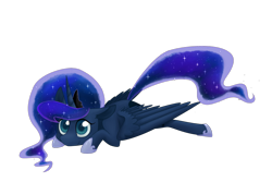 Size: 1280x853 | Tagged: safe, artist:breadcipher, princess luna, alicorn, pony, cute, lunabetes, puppy dog eyes, simple background, solo, transparent background