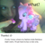 Size: 640x620 | Tagged: safe, pinkie pie, earth pony, pony, fanfic:cupcakes, cupcake, image macro, text, toy