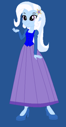 Size: 304x586 | Tagged: safe, artist:starman1999, derpibooru import, trixie, equestria girls, clothes, long skirt, skirt, solo