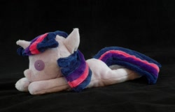 Size: 1923x1239 | Tagged: safe, artist:whiteheather, derpibooru import, twilight sparkle, pony, beanie (plushie), irl, photo, plushie, solo