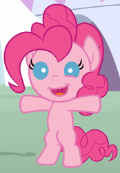 Size: 1500x2160 | Tagged: safe, artist:beavernator, pinkie pie, pony, baby, baby pie, baby pony, filly, foal