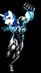 Size: 363x640 | Tagged: safe, artist:lucarioaaron, shining armor, pony, unicorn, andrew francis, max steel, solo