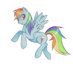 Size: 1024x1024 | Tagged: safe, artist:pony-untastic, rainbow dash, pegasus, pony, simple background, solo, transparent background