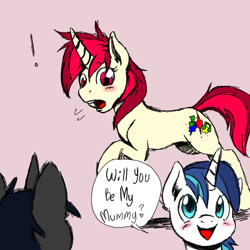 Size: 800x800 | Tagged: safe, artist:artybeat, shining armor, oc, pony, unicorn, colored, sketch