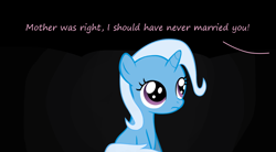 Size: 1280x706 | Tagged: safe, artist:evil-dec0y, derpibooru import, trixie, pony, unicorn, female, filly, speech