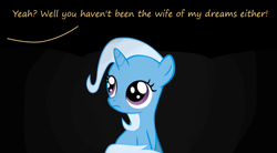 Size: 1280x706 | Tagged: safe, artist:evil-dec0y, derpibooru import, trixie, pony, unicorn, female, filly, speech