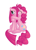 Size: 472x655 | Tagged: safe, artist:qaxis, pinkie pie, earth pony, pony, duality, female, mare, pink coat, pink mane, pinkamena diane pie